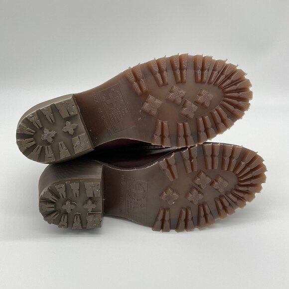 Dr. Martens MIE Granny Brogue Y2K Block Heel Ankle Boots Size UK 3 - Picture 9 of 11